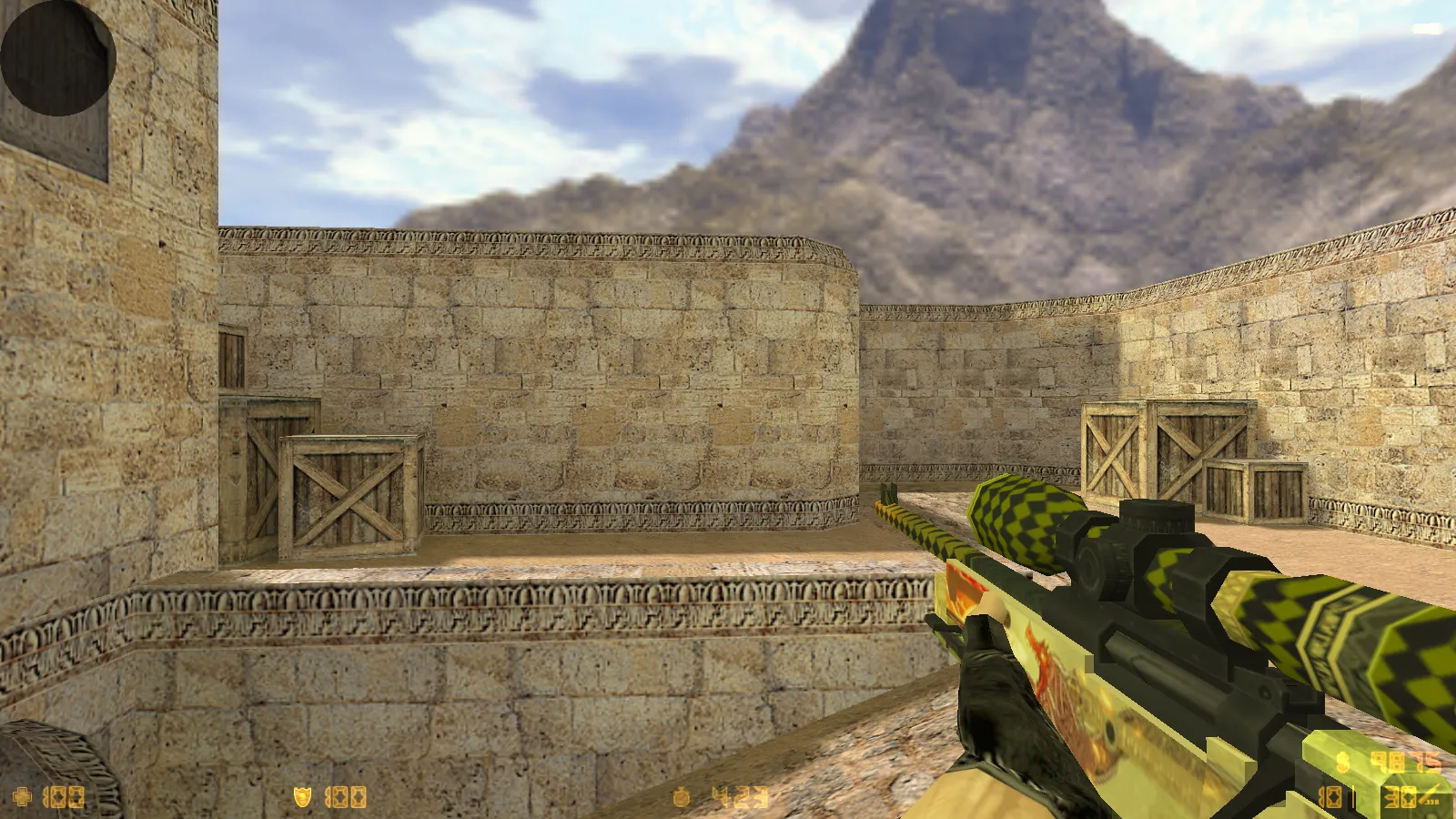 Скриншот  CS 1.6 от Солнышко v2: блогерские 9 обновок, скины, меню, звуки, музыка, радар и оптимизированный config.cfg