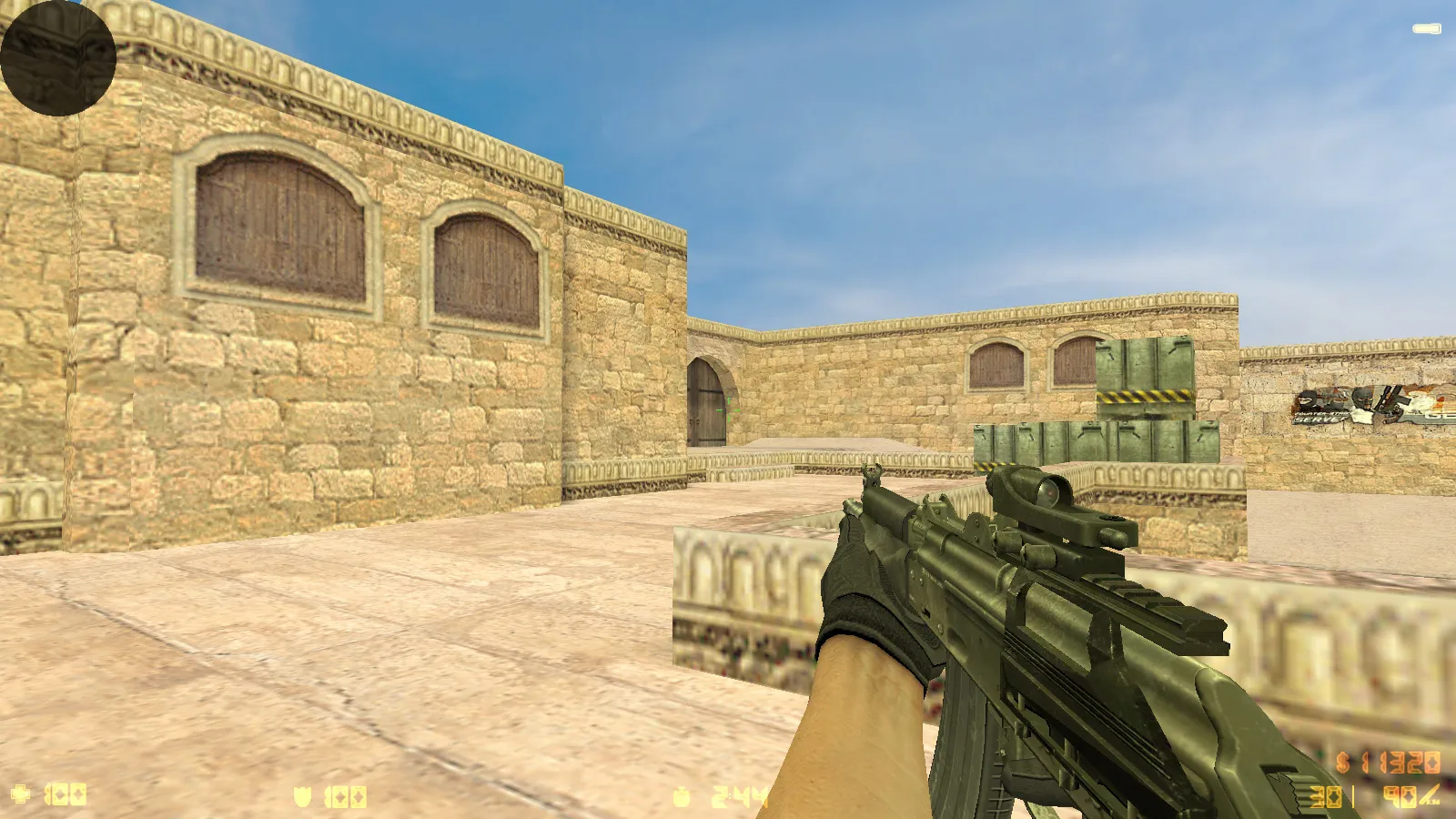 Скриншот  CS 1.6 Спецназ России: сборка с v_/p_/w_ моделями, звуками и графикой, русские ники и моды, билд 4554/8610