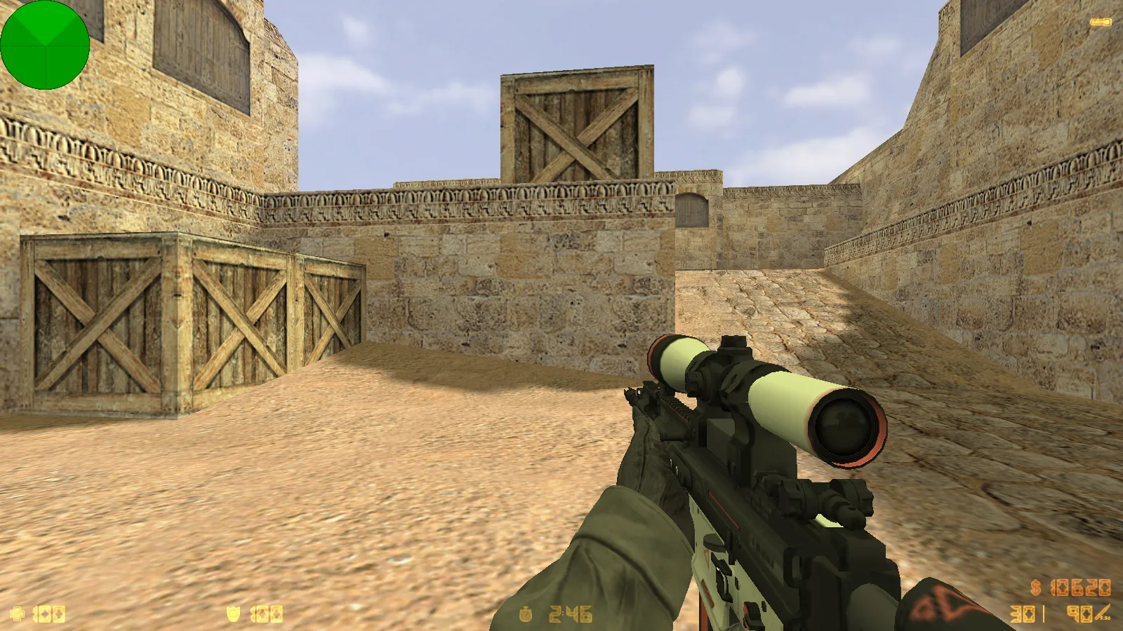 Скриншот  CS 1.6 от Spray Show: блогерские файлы, 6 новинок, скины, темное меню и оптимизированный конфиг