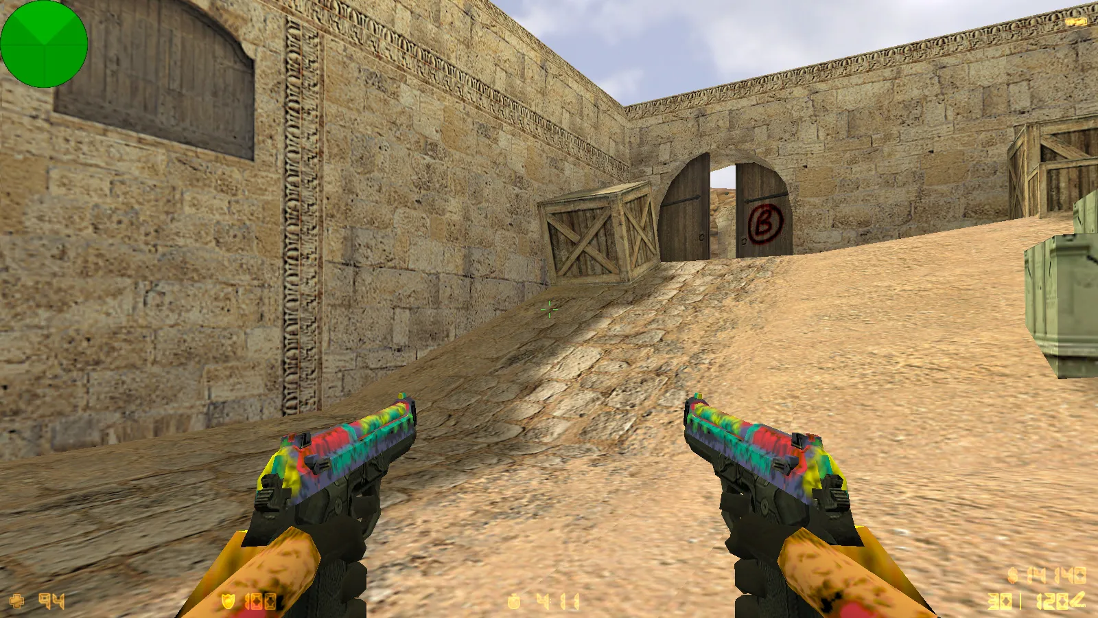 Скриншот  CS 1.6 от Spray Show: блогерские файлы, 6 новинок, скины, темное меню и оптимизированный конфиг