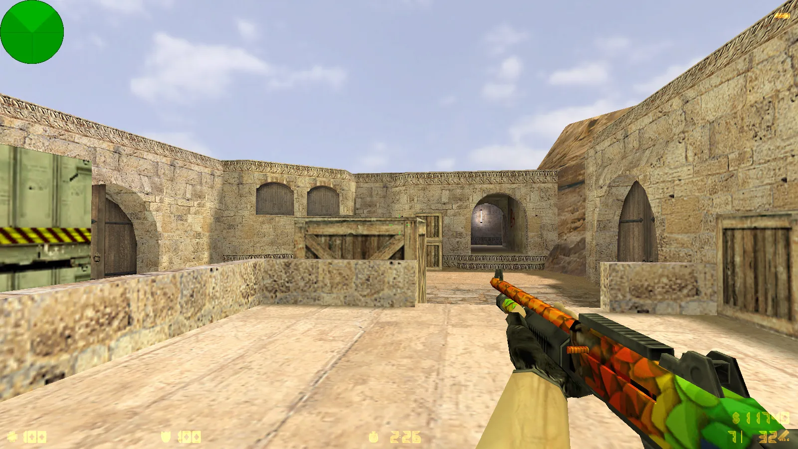 Скриншот  CS 1.6 от Spray Show: блогерские файлы, 6 новинок, скины, темное меню и оптимизированный конфиг