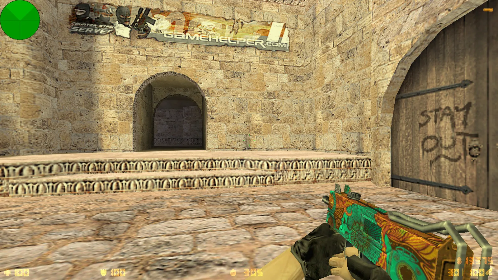 Скриншот  CS 1.6 от Spray Show: блогерские файлы, 6 новинок, скины, темное меню и оптимизированный конфиг