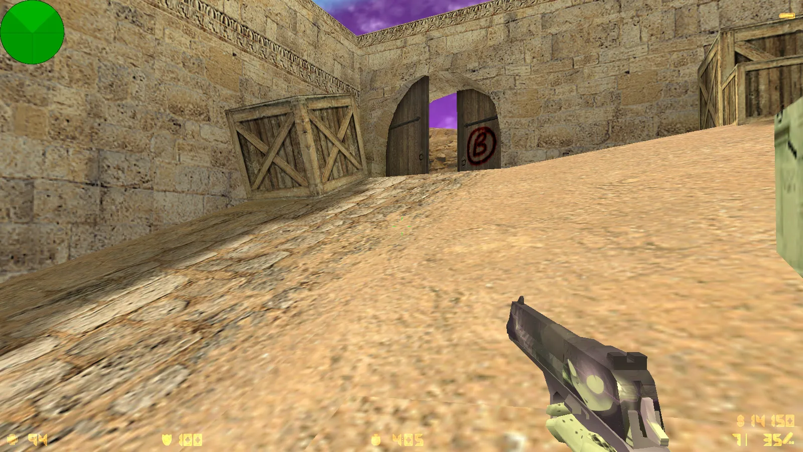 Скриншот  CS 1.6 от Spunliks: сборка с аниме-скинами, черным меню и оптимизированным конфигом