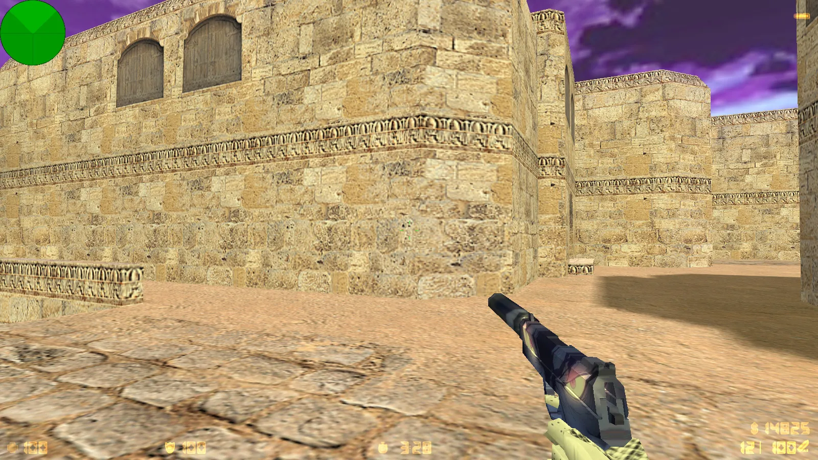 Скриншот  CS 1.6 от Spunliks: сборка с аниме-скинами, черным меню и оптимизированным конфигом