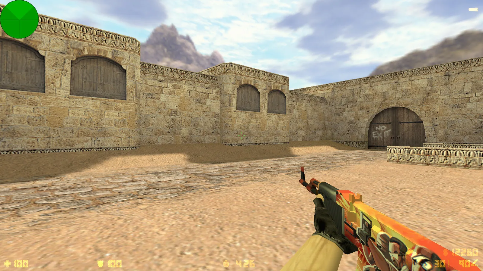 Скриншот CS 1.6 от Staff Show: блогерская сборка с 7 новшествами, 13 скинами, темным меню и оптимизированным конфигом