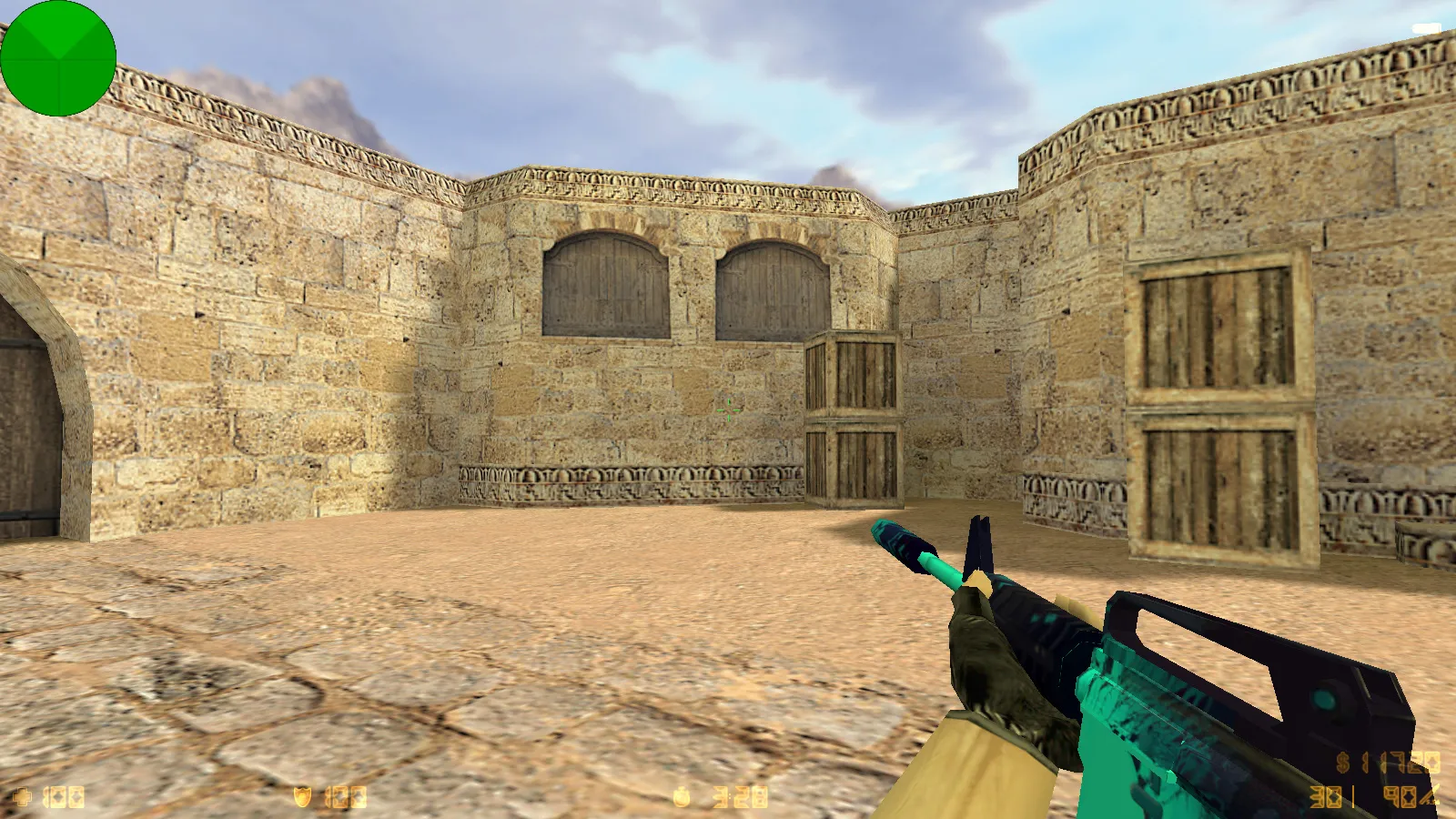 Скриншот CS 1.6 от Staff Show: блогерская сборка с 7 новшествами, 13 скинами, темным меню и оптимизированным конфигом