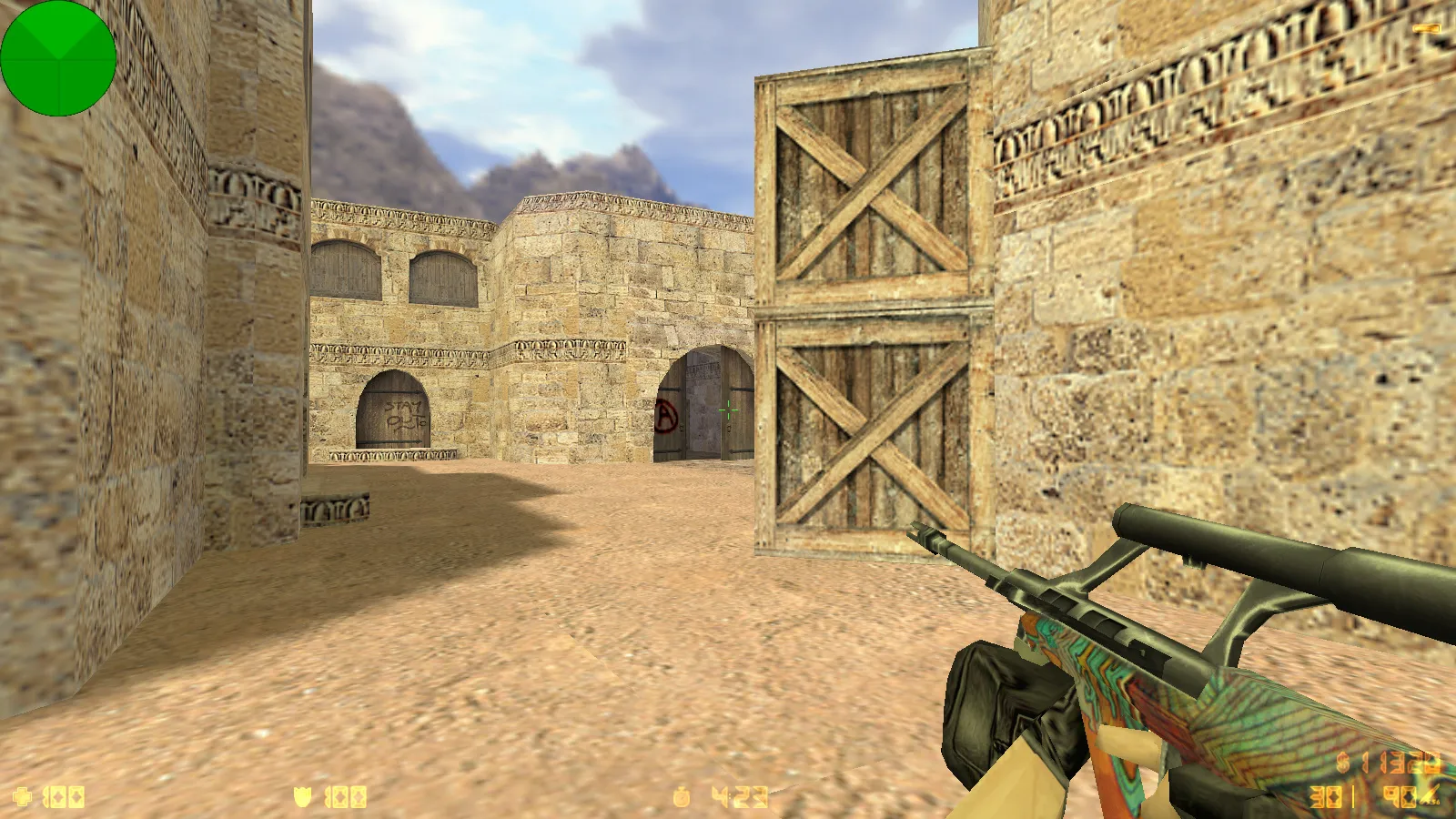 Скриншот  CS 1.6 от Staff Show: блогерская сборка с 7 новшествами, 13 скинами, темным меню и оптимизированным конфигом