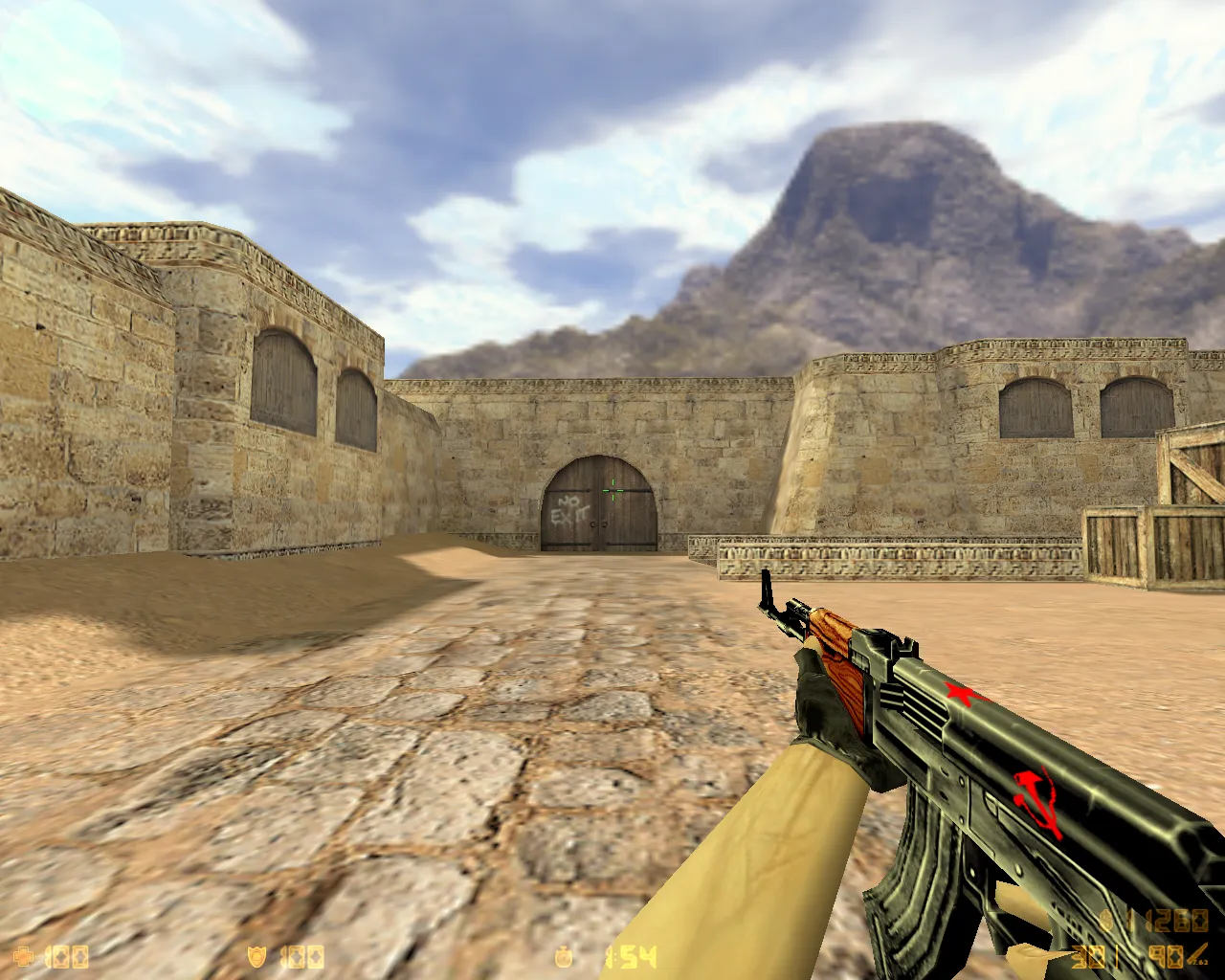 Скриншот  CS 1.6 Сталин против Гитлера: тематическая сборка с 7 изменениями, АК-47, ножом, музыкой и оптимизированным конфигом