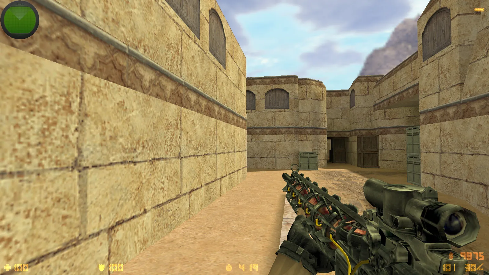 Скриншот  CS 1.6 Сталкер Тень Чернобыля: мод сборка с портированными моделями, черным меню, звуками и оптимизированным конфигом