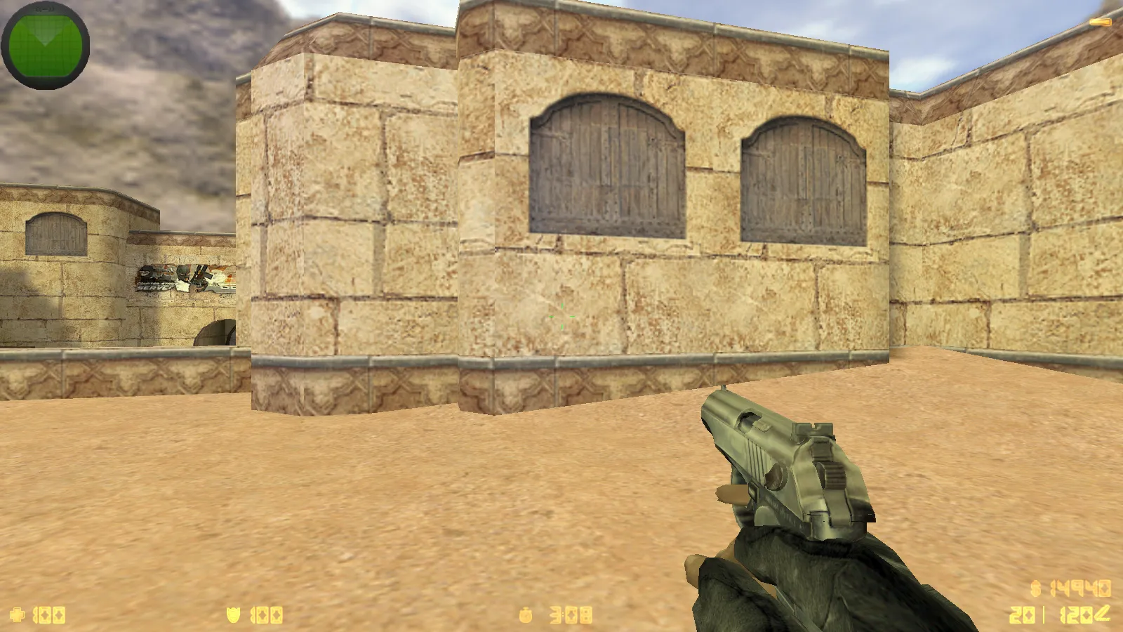 Скриншот  CS 1.6 Сталкер Тень Чернобыля: мод сборка с портированными моделями, черным меню, звуками и оптимизированным конфигом