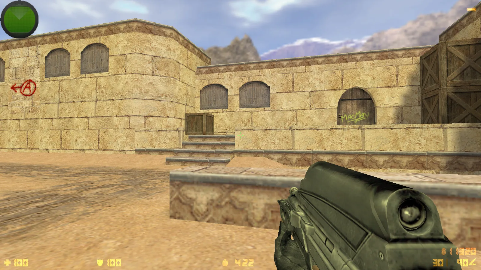 Скриншот  CS 1.6 Сталкер Тень Чернобыля: мод сборка с портированными моделями, черным меню, звуками и оптимизированным конфигом