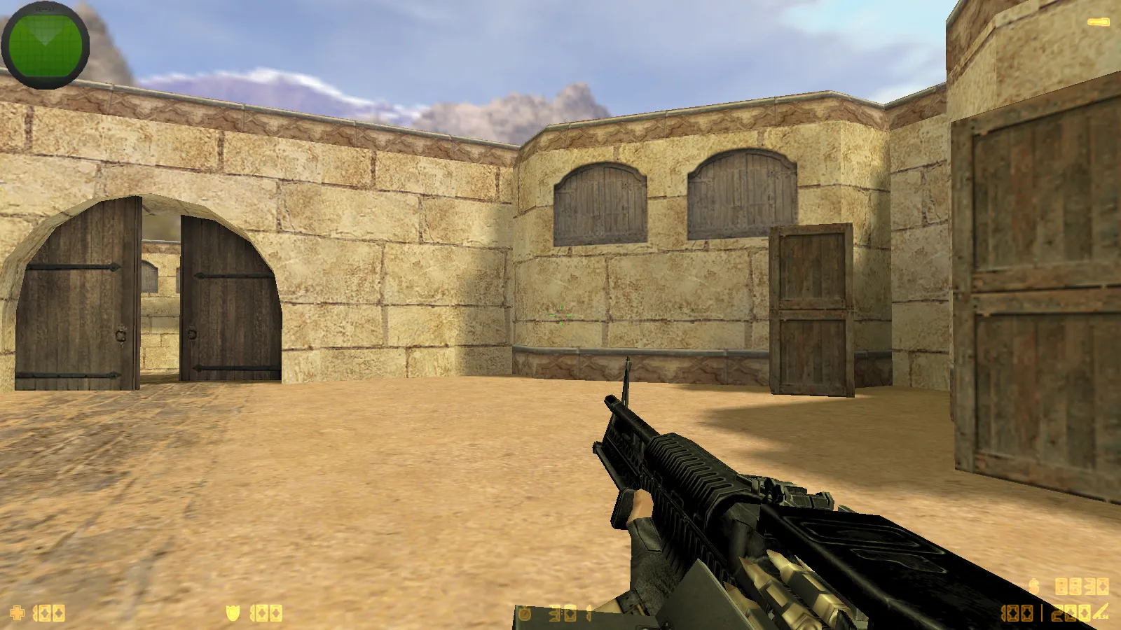 Скриншот  CS 1.6 Сталкер Тень Чернобыля: мод сборка с портированными моделями, черным меню, звуками и оптимизированным конфигом