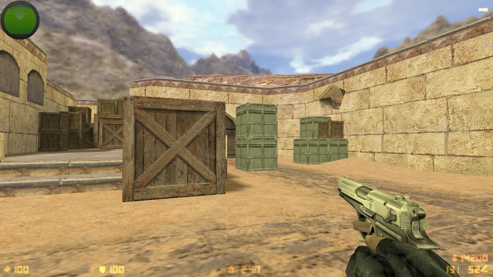 Скриншот  CS 1.6 Сталкер Тень Чернобыля: мод сборка с портированными моделями, черным меню, звуками и оптимизированным конфигом