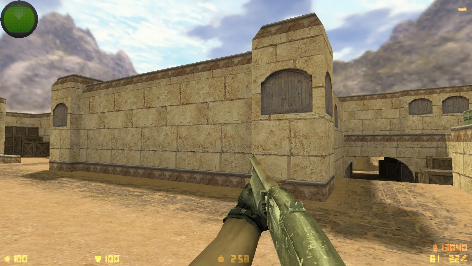 Скриншот  CS 1.6 Сталкер Тень Чернобыля: мод сборка с портированными моделями, черным меню, звуками и оптимизированным конфигом