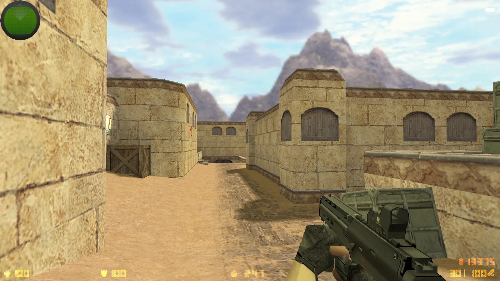 Скриншот  CS 1.6 Сталкер Тень Чернобыля: мод сборка с портированными моделями, черным меню, звуками и оптимизированным конфигом