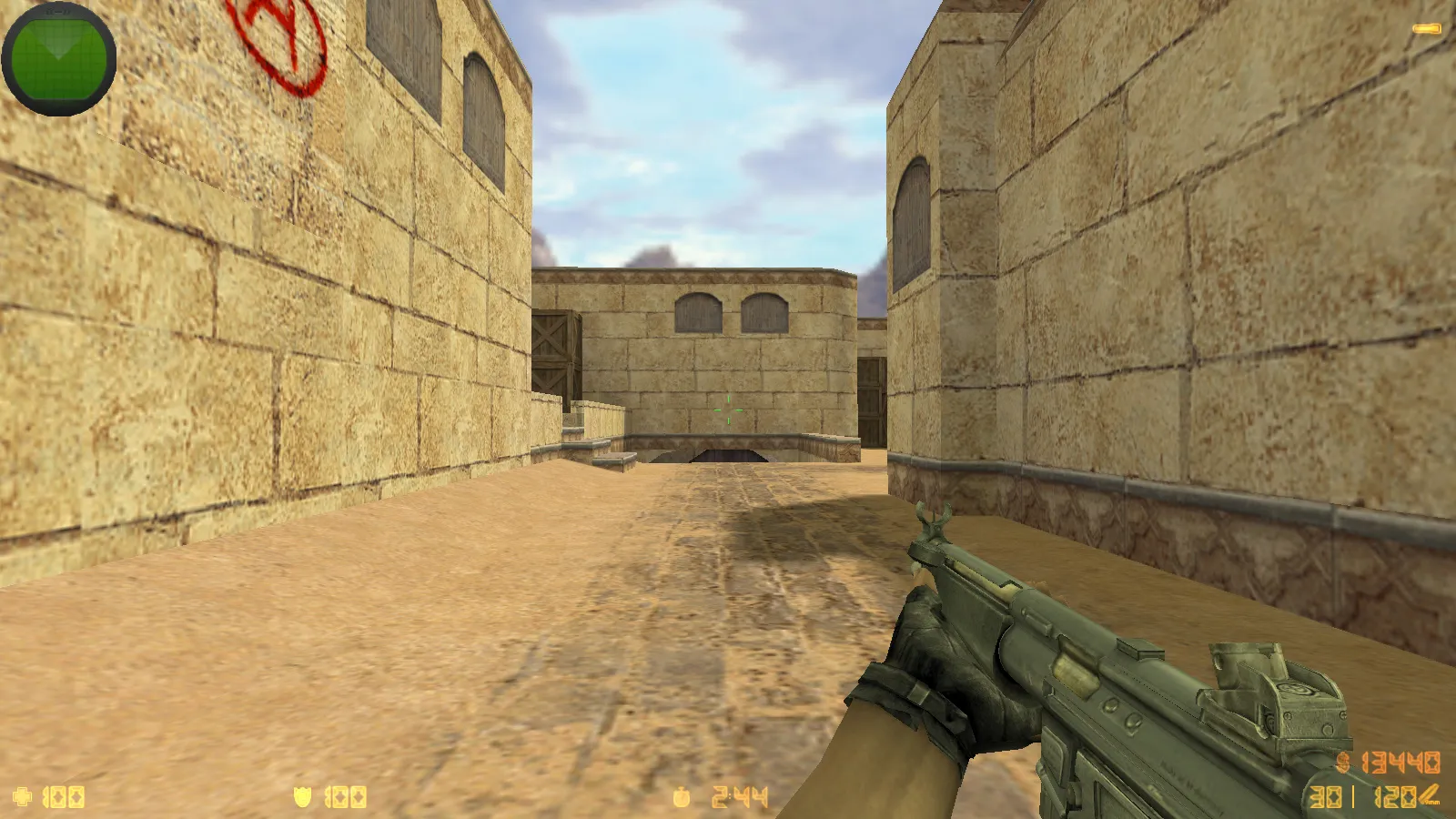 Скриншот  CS 1.6 Сталкер Тень Чернобыля: мод сборка с портированными моделями, черным меню, звуками и оптимизированным конфигом