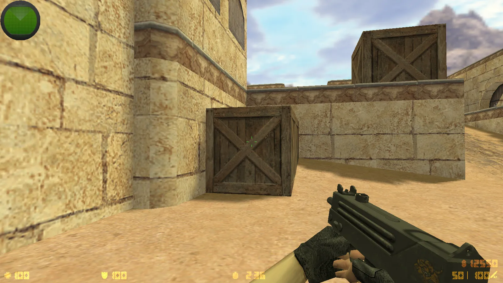 Скриншот  CS 1.6 Сталкер Тень Чернобыля: мод сборка с портированными моделями, черным меню, звуками и оптимизированным конфигом