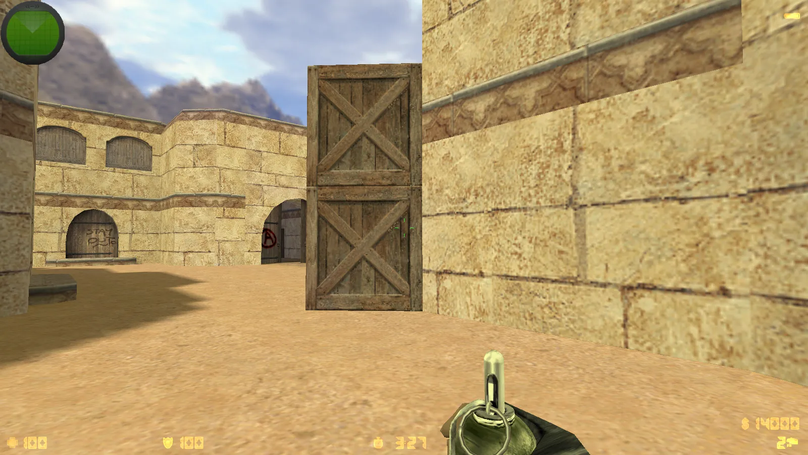 Скриншот  CS 1.6 Сталкер Тень Чернобыля: мод сборка с портированными моделями, черным меню, звуками и оптимизированным конфигом