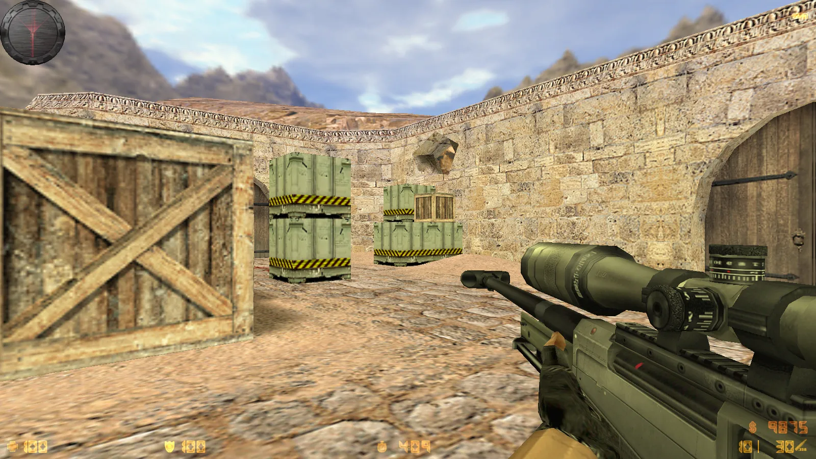 Скриншот  CS 1.6 Сталкер Зов Припяти: тематическая сборка с оружием v_/p_/w_, звуками, персонажами и оптимизированным config.cfg