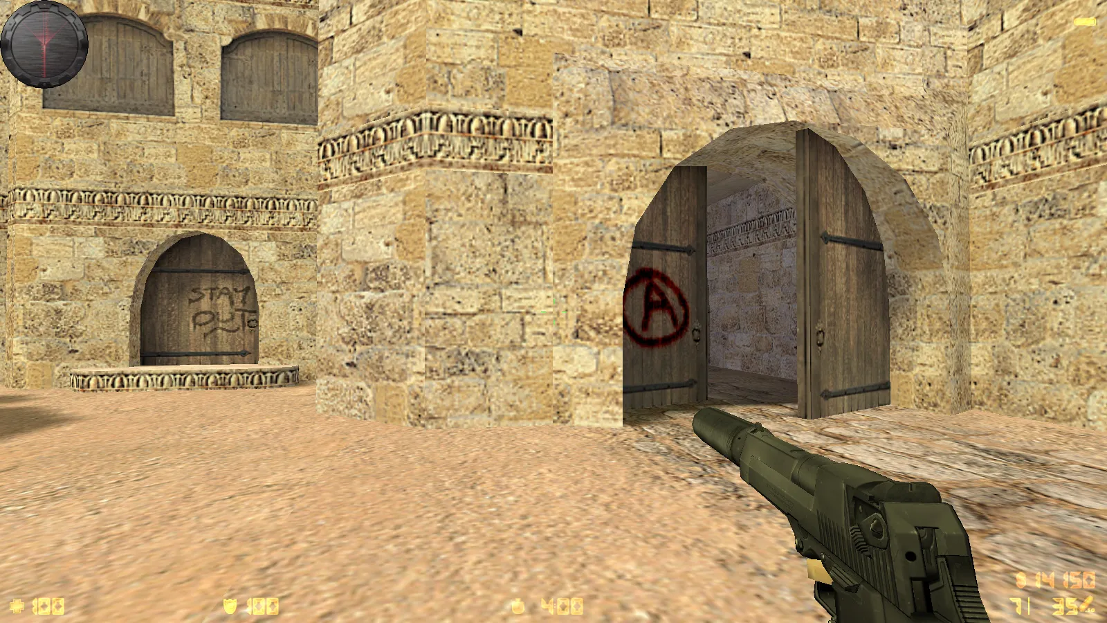 Скриншот  CS 1.6 Сталкер Зов Припяти: тематическая сборка с оружием v_/p_/w_, звуками, персонажами и оптимизированным config.cfg