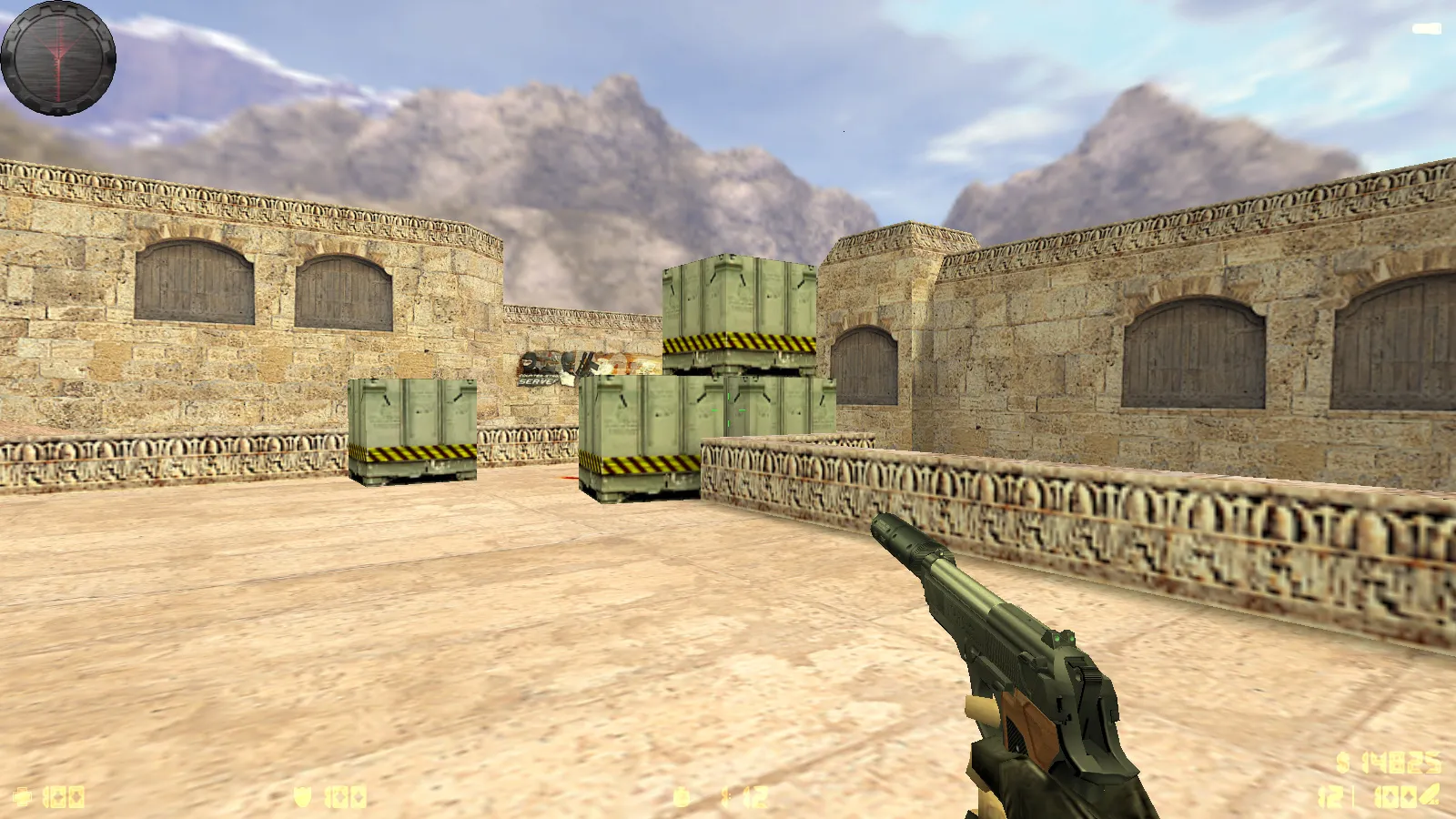 Скриншот  CS 1.6 Сталкер Зов Припяти: тематическая сборка с оружием v_/p_/w_, звуками, персонажами и оптимизированным config.cfg