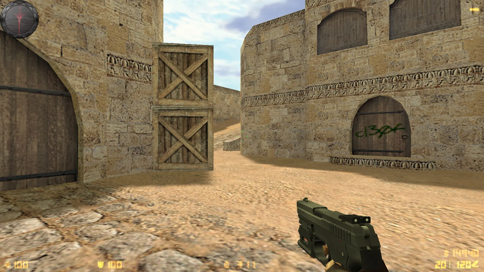 Скриншот  CS 1.6 Сталкер Зов Припяти: тематическая сборка с оружием v_/p_/w_, звуками, персонажами и оптимизированным config.cfg