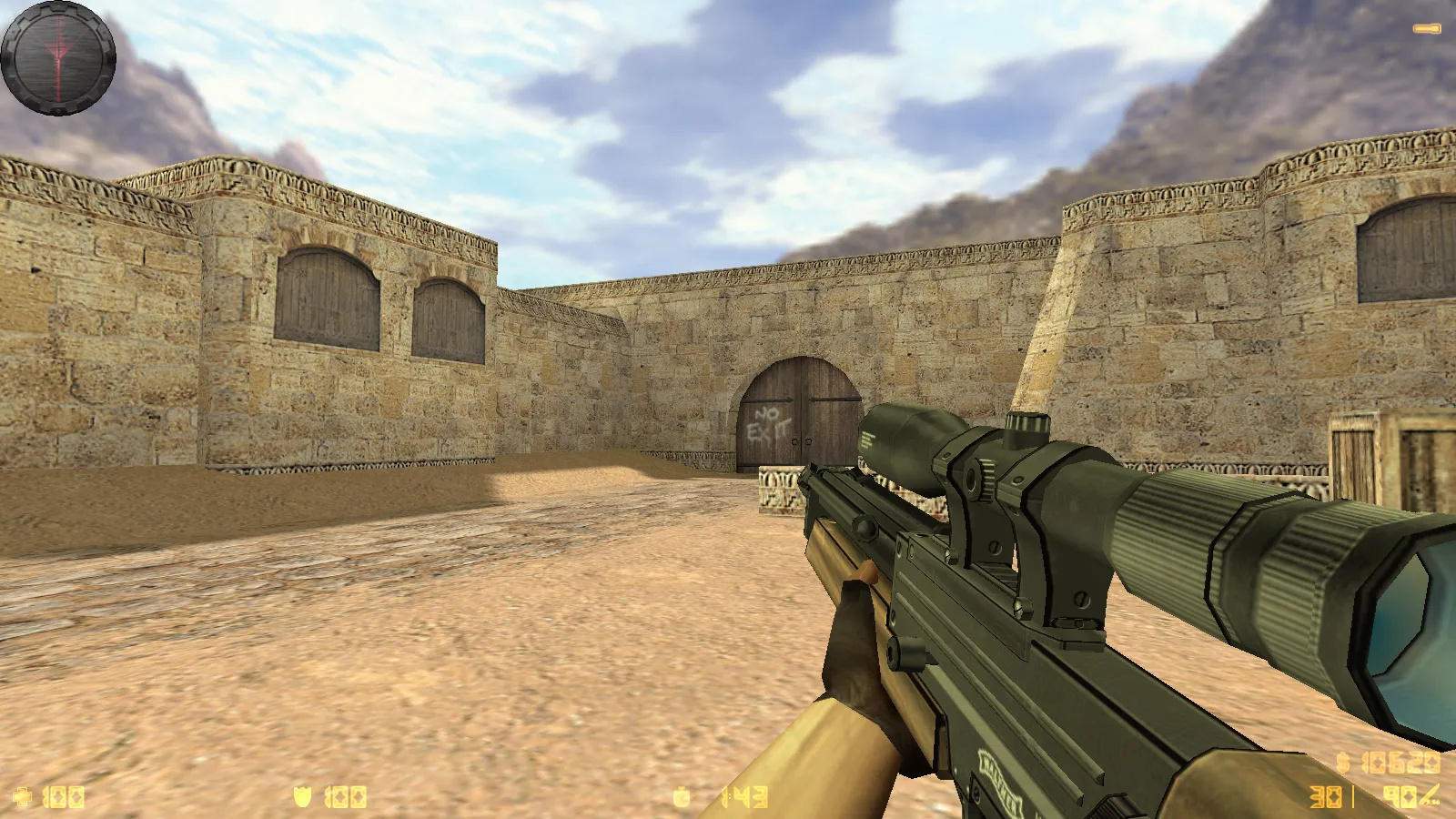 Скриншот  CS 1.6 Сталкер Зов Припяти: тематическая сборка с оружием v_/p_/w_, звуками, персонажами и оптимизированным config.cfg