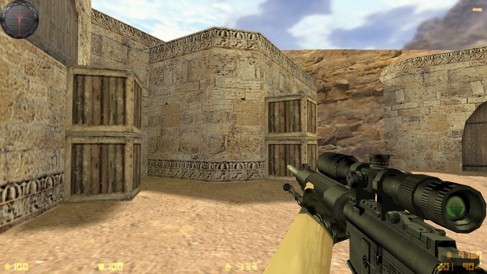 Скриншот  CS 1.6 Сталкер Зов Припяти: тематическая сборка с оружием v_/p_/w_, звуками, персонажами и оптимизированным config.cfg