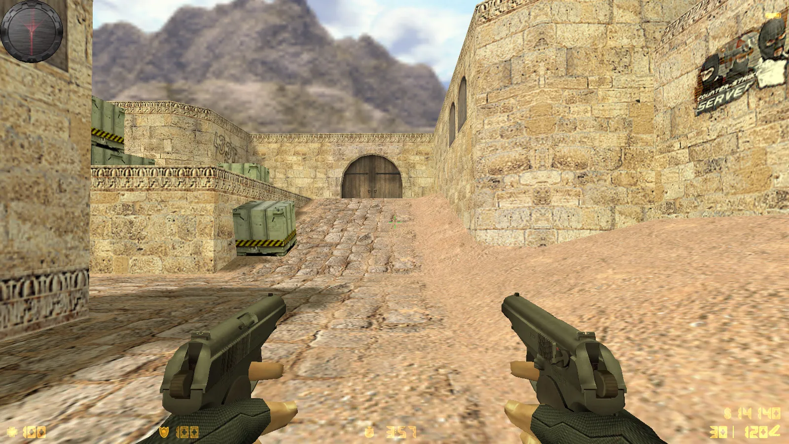 Скриншот  CS 1.6 Сталкер Зов Припяти: тематическая сборка с оружием v_/p_/w_, звуками, персонажами и оптимизированным config.cfg