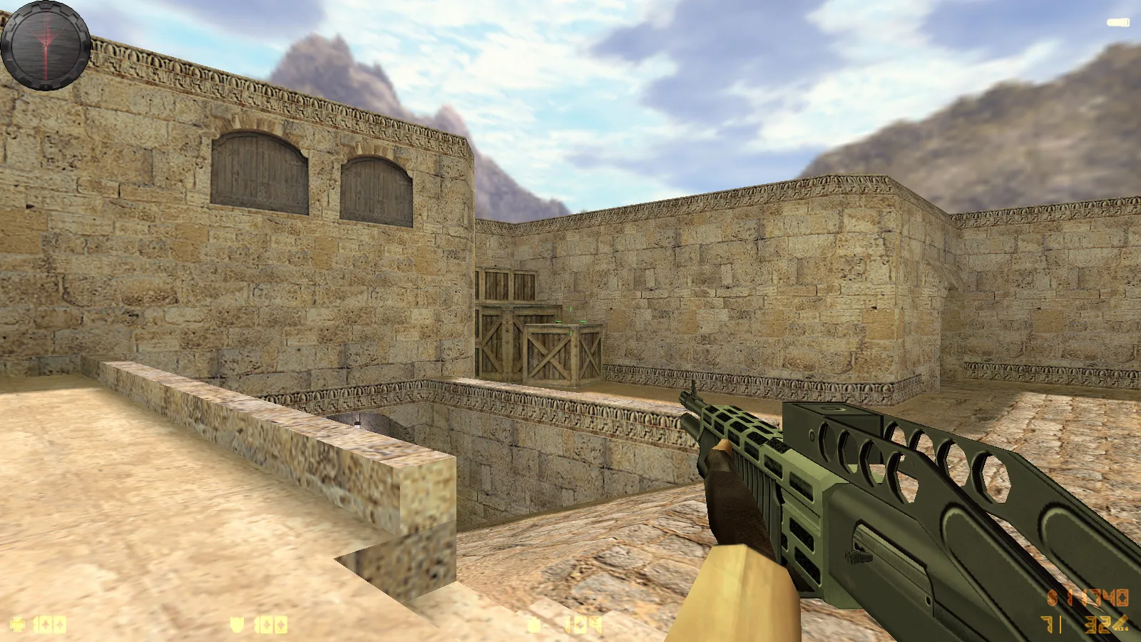 Скриншот  CS 1.6 Сталкер Зов Припяти: тематическая сборка с оружием v_/p_/w_, звуками, персонажами и оптимизированным config.cfg