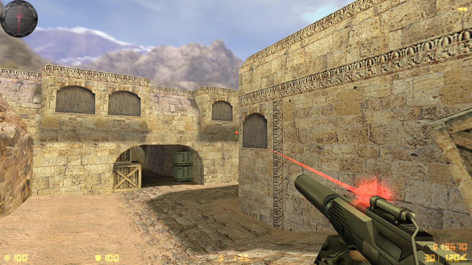 Скриншот  CS 1.6 Сталкер Зов Припяти: тематическая сборка с оружием v_/p_/w_, звуками, персонажами и оптимизированным config.cfg