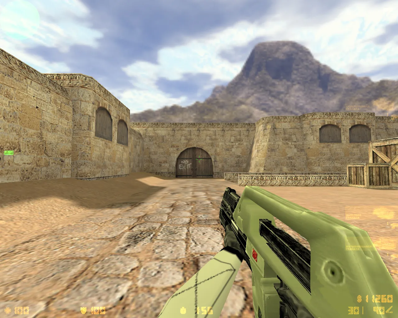 Скриншот  CS 1.6 Star Wars сборка: футуристическое оружие, персонажи спецназа и терров, темное меню, оптимизированный config.cfg