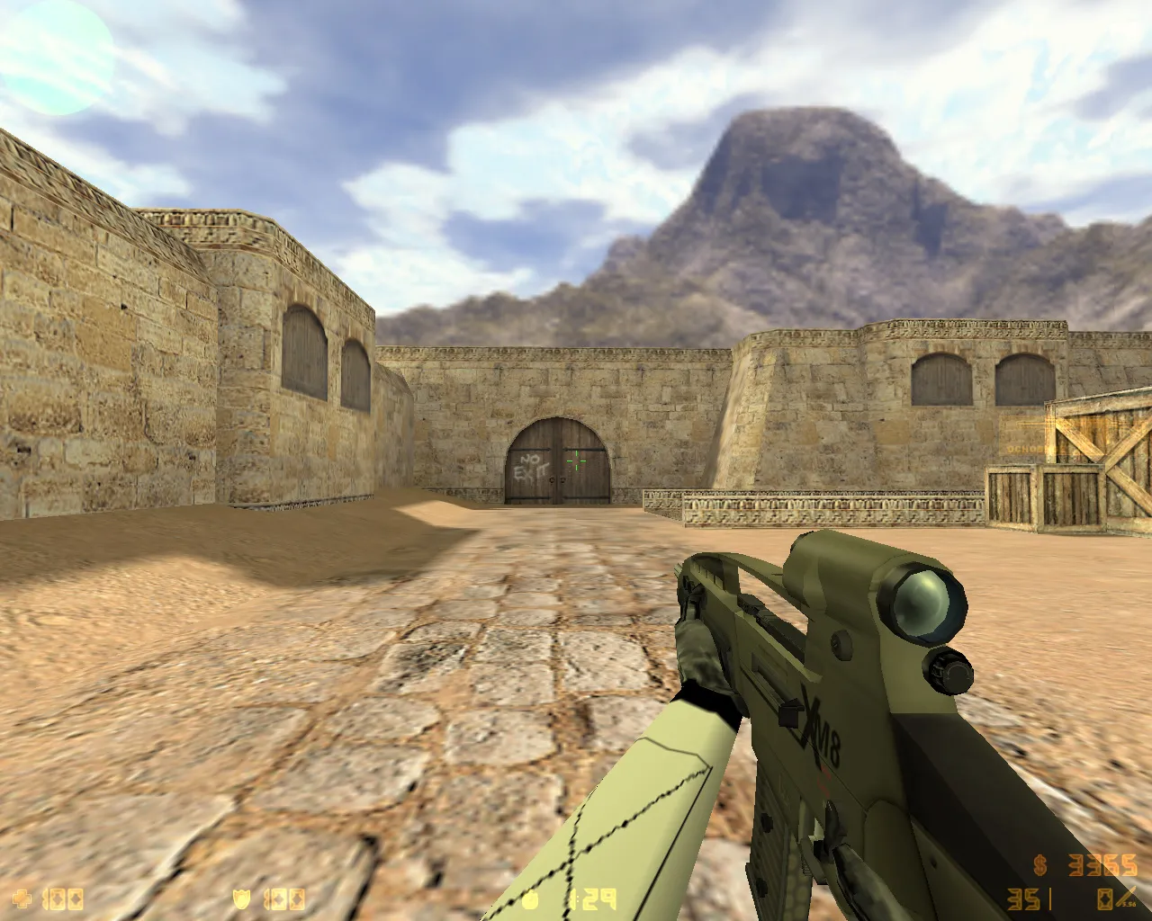 Скриншот  CS 1.6 Star Wars сборка: футуристическое оружие, персонажи спецназа и терров, темное меню, оптимизированный config.cfg