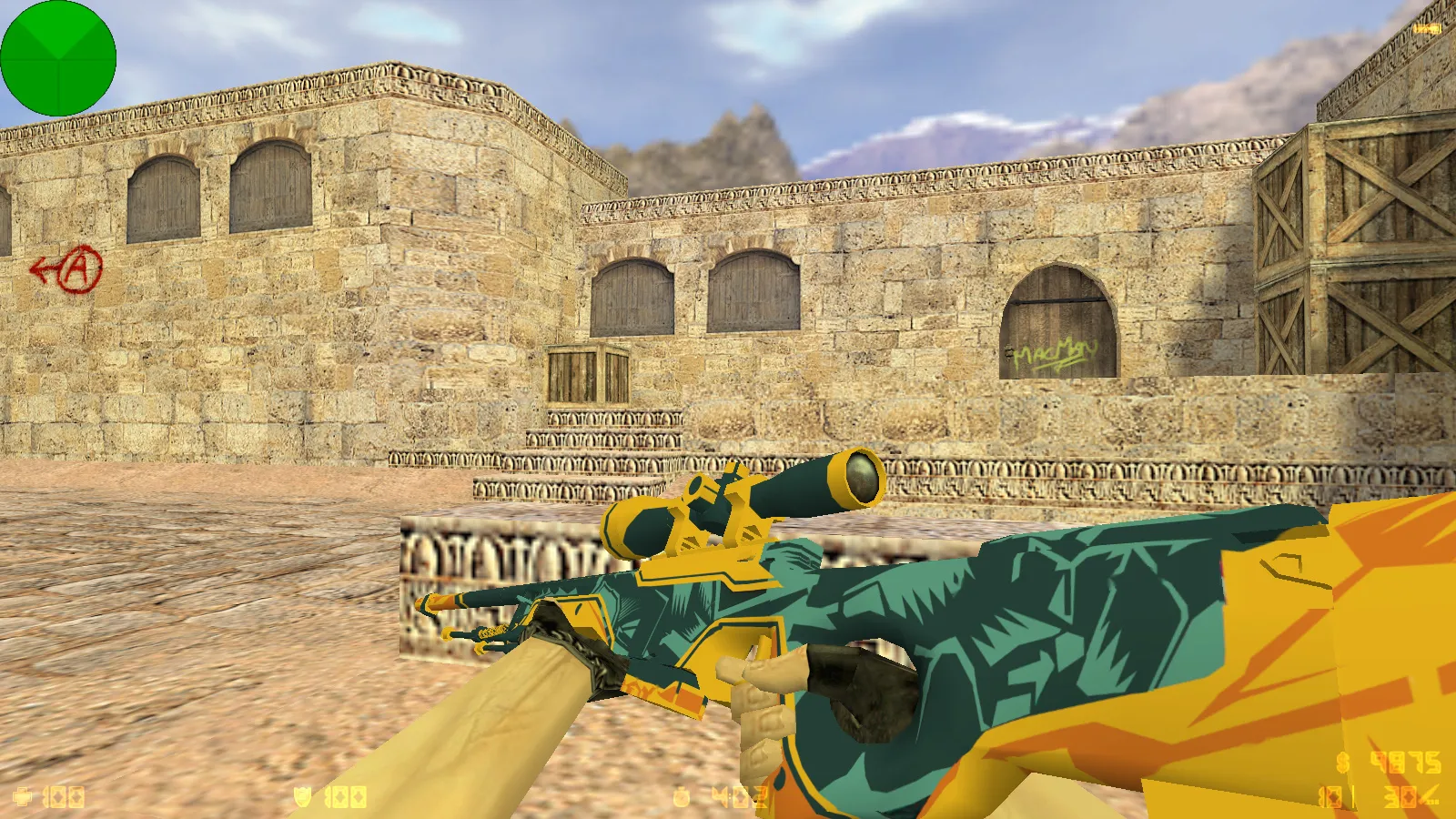 Скриншот  CS 1.6 от Стилуса: блогерская сборка, 8 допов, скины, звуки, меню хаки и оптимизированный конфиг