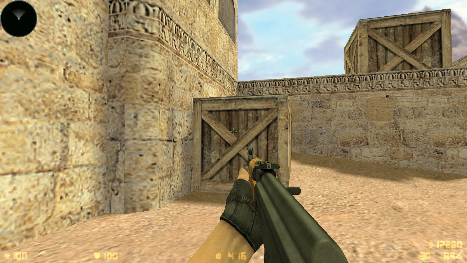 Скриншот CS 1.6 Summer — сборка с HD моделями оружия, белым меню и оптимизированным config.cfg