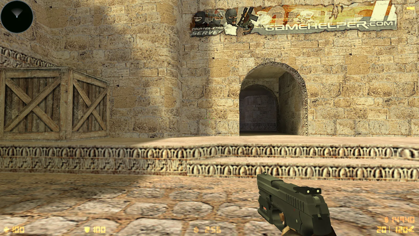 Скриншот  CS 1.6 Summer — сборка с HD моделями оружия, белым меню и оптимизированным config.cfg