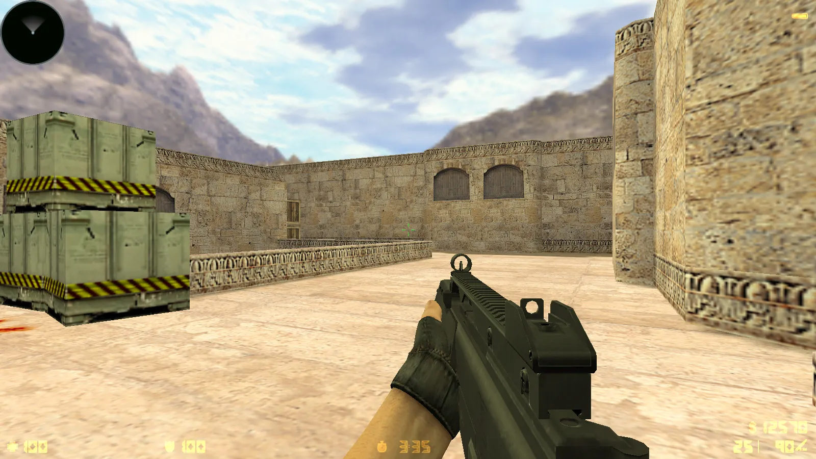 Скриншот  CS 1.6 Summer — сборка с HD моделями оружия, белым меню и оптимизированным config.cfg