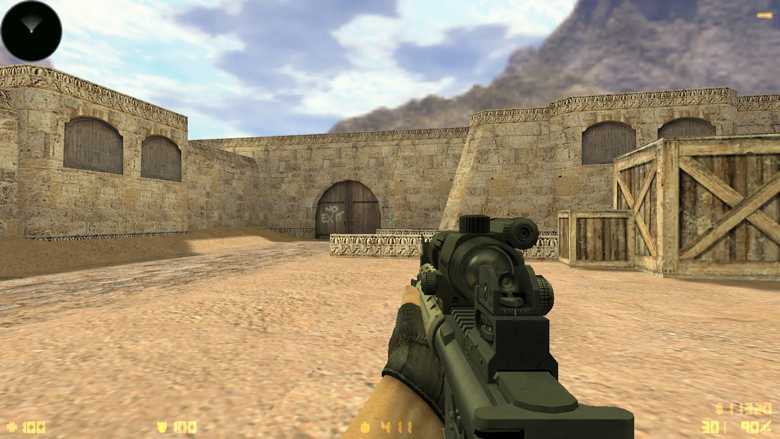 Скриншот  CS 1.6 Summer — сборка с HD моделями оружия, белым меню и оптимизированным config.cfg