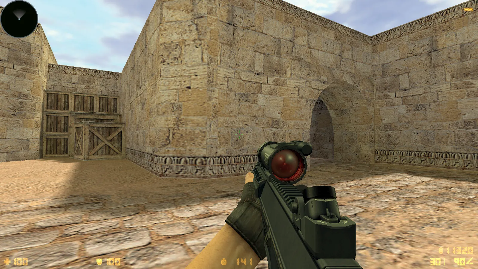 Скриншот  CS 1.6 Summer — сборка с HD моделями оружия, белым меню и оптимизированным config.cfg