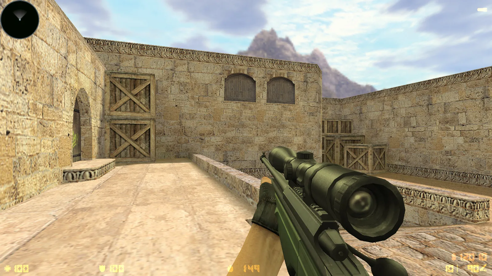 Скриншот  CS 1.6 Summer — сборка с HD моделями оружия, белым меню и оптимизированным config.cfg