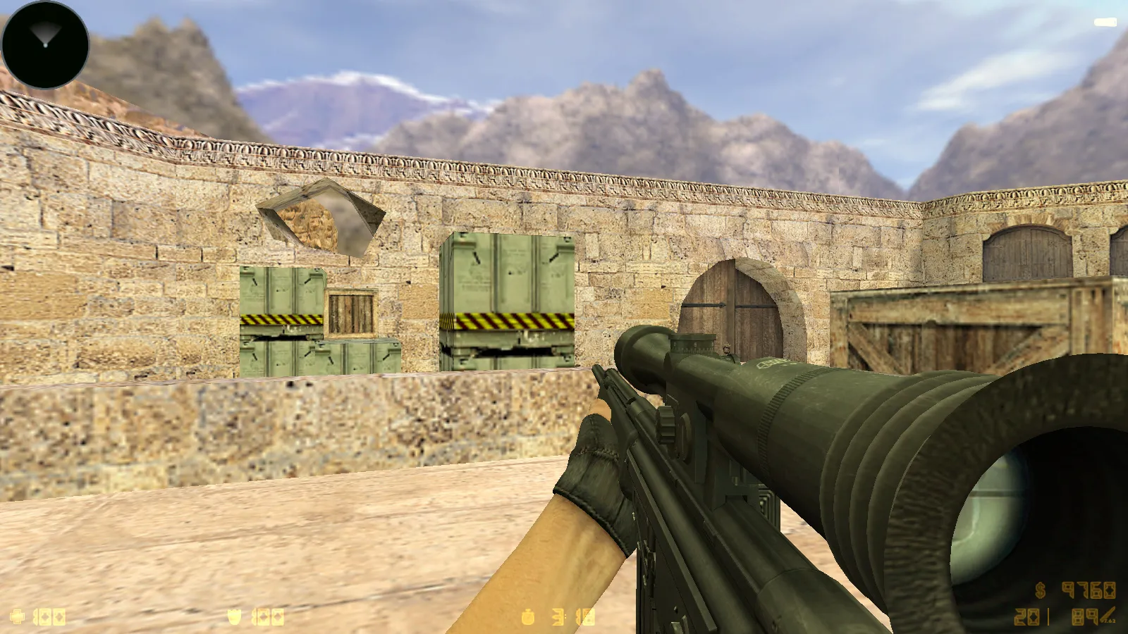 Скриншот  CS 1.6 Summer — сборка с HD моделями оружия, белым меню и оптимизированным config.cfg