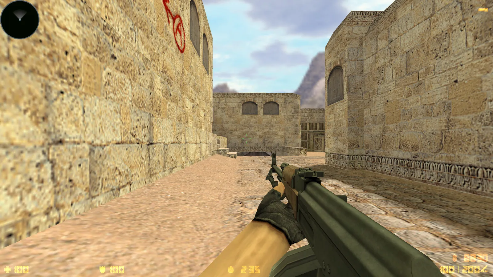 Скриншот  CS 1.6 Summer — сборка с HD моделями оружия, белым меню и оптимизированным config.cfg