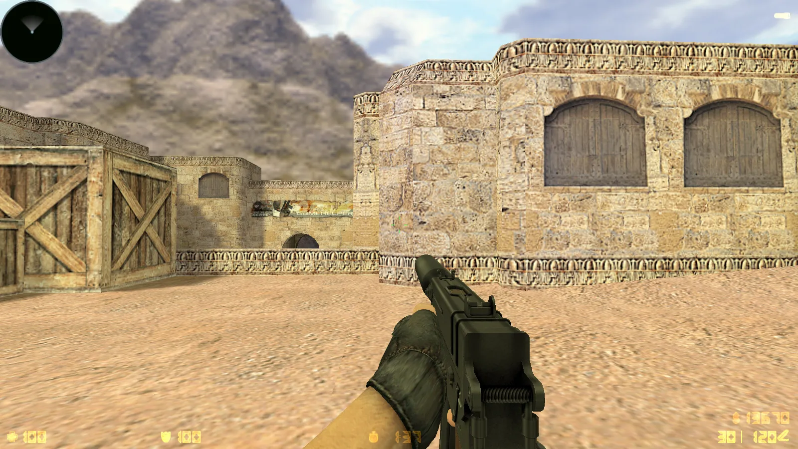 Скриншот  CS 1.6 Summer — сборка с HD моделями оружия, белым меню и оптимизированным config.cfg