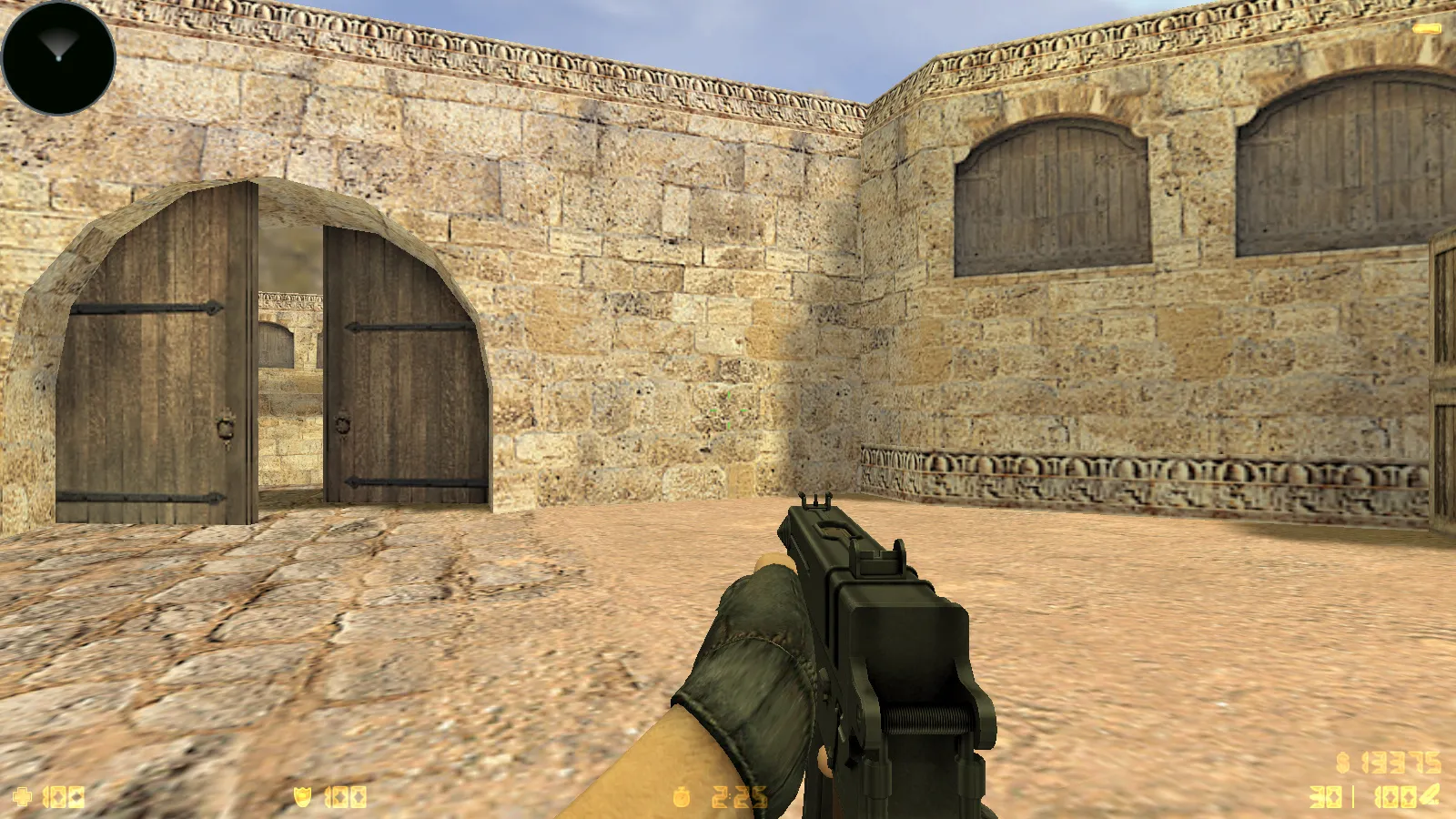 Скриншот  CS 1.6 Summer — сборка с HD моделями оружия, белым меню и оптимизированным config.cfg