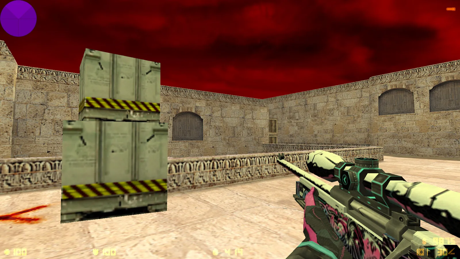 Скриншот  CS 1.6 от SUPADUPA SHOW: блогерская сборка с 7 апгрейдами, 29 скинами, темной темой и оптимизированным конфигом