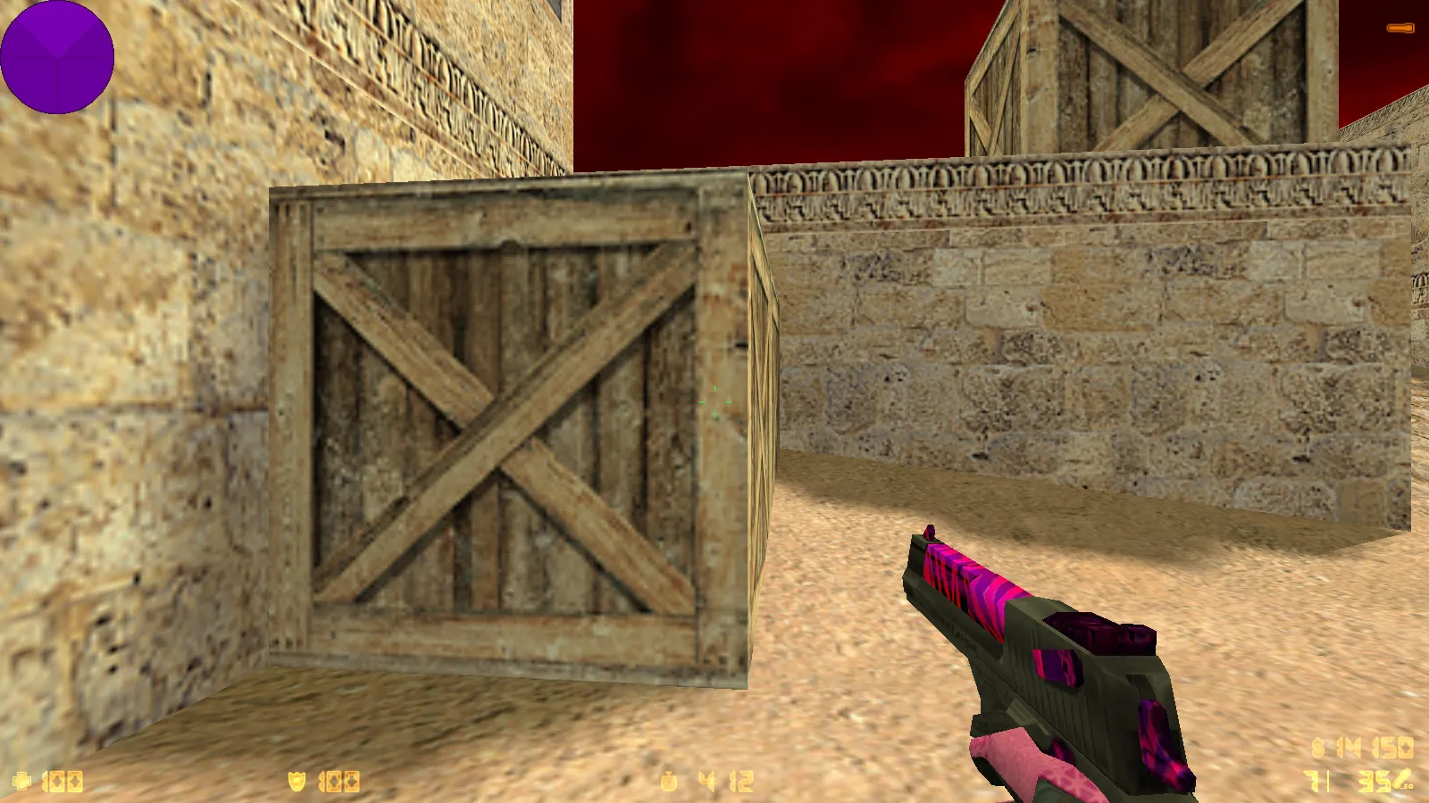 Скриншот  CS 1.6 от SUPADUPA SHOW: блогерская сборка с 7 апгрейдами, 29 скинами, темной темой и оптимизированным конфигом