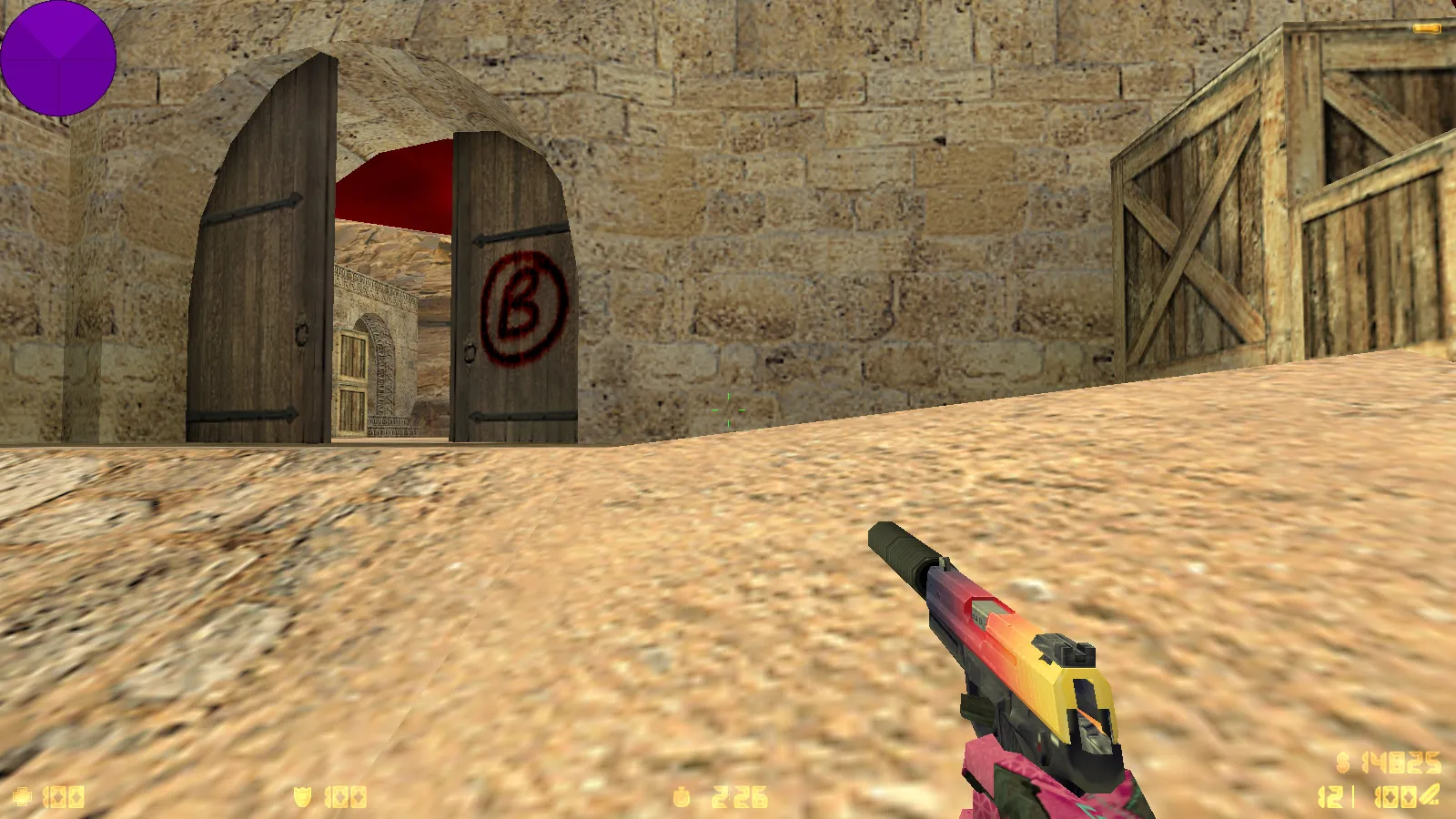 Скриншот  CS 1.6 от SUPADUPA SHOW: блогерская сборка с 7 апгрейдами, 29 скинами, темной темой и оптимизированным конфигом