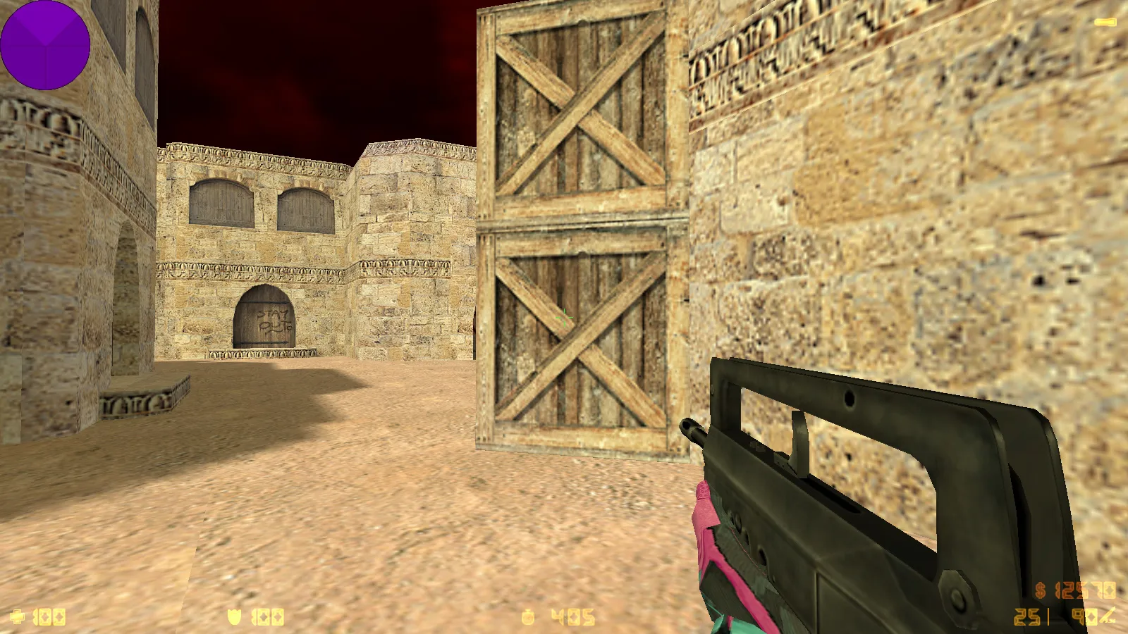 Скриншот  CS 1.6 от SUPADUPA SHOW: блогерская сборка с 7 апгрейдами, 29 скинами, темной темой и оптимизированным конфигом