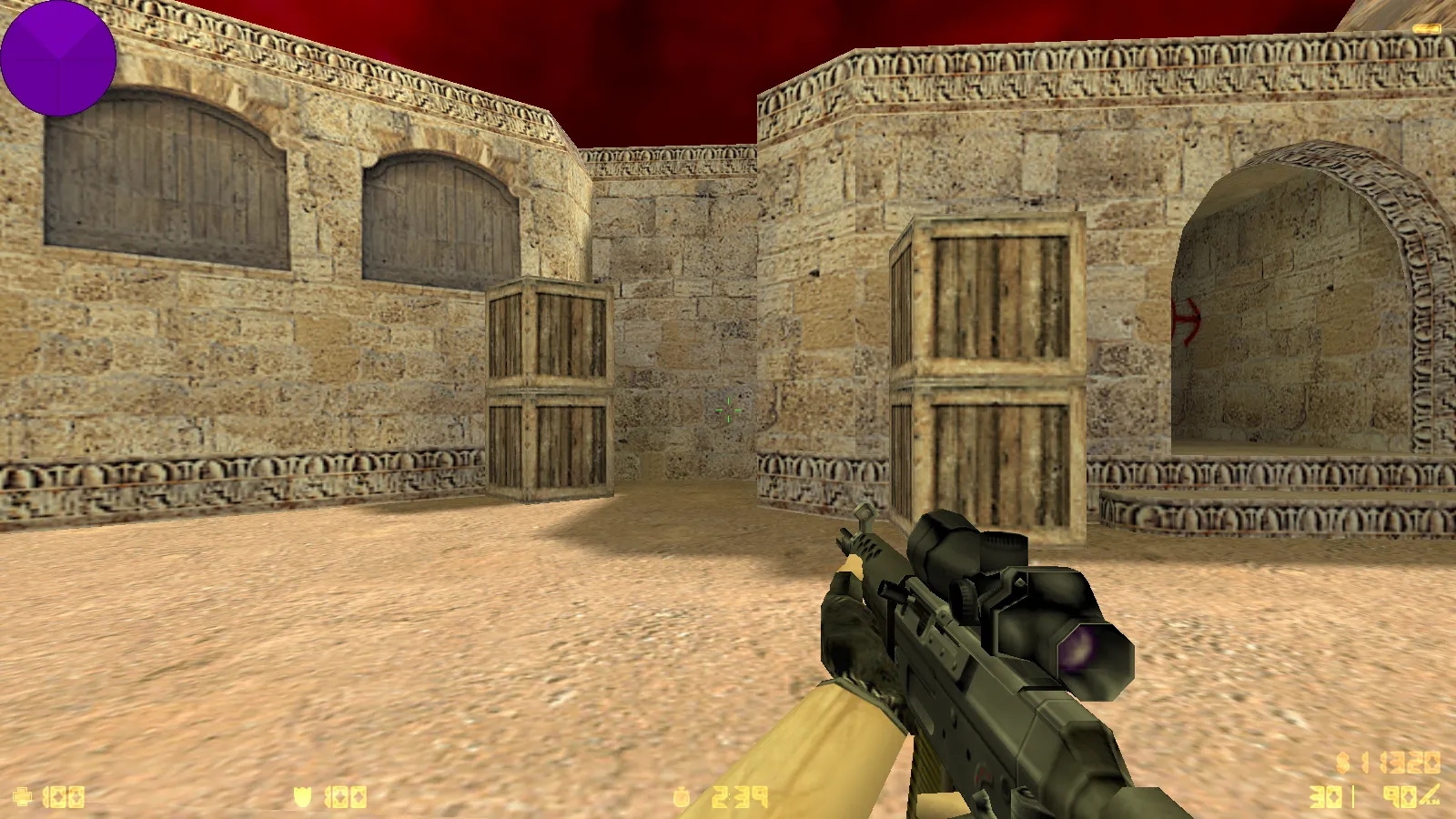 Скриншот  CS 1.6 от SUPADUPA SHOW: блогерская сборка с 7 апгрейдами, 29 скинами, темной темой и оптимизированным конфигом