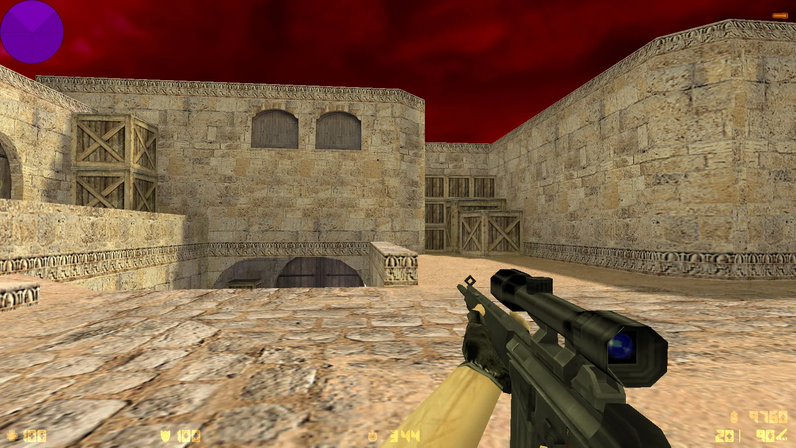 Скриншот  CS 1.6 от SUPADUPA SHOW: блогерская сборка с 7 апгрейдами, 29 скинами, темной темой и оптимизированным конфигом